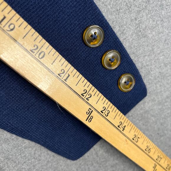 Joan Rivers Milano Knit Sweater Blazer Peacoat Size Large - Picture 5 of 10